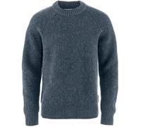 Fjällräven Övik Waffle Knit Herren Pullover blau Größe L Lifestyle Hautfreundlich