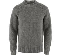Fjällräven Övik Waffle Knit Herren Pullover grau XL