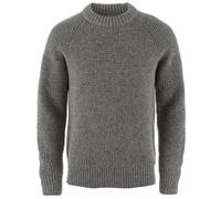 Fjällräven Övik Waffle Knit Herren Wollpullover grey-melange Größe L Farbgruppe grau grau Herren 100% Wolle