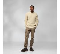 Fjällräven Övik Waffle Knit M Herren Wollpullover 191 - Light Beige XL