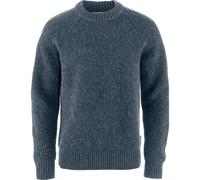 Fjällräven Övik Waffle Knit M Herren Wollpullover 560 - Navy M