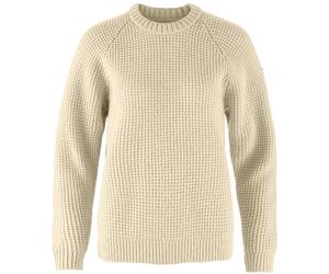 Fjällräven Övik Waffle Knit W Damen Wollpullover 191 - Light Beige XL