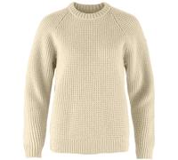 Fjällräven Övik Waffle Knit W Damen Wollpullover 191 - Light Beige XXS