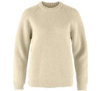 Fjällräven Övik Waffle Knit W Damen Wollpullover 191 - Light Beige S