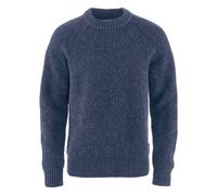 Fjällräven Övik Waffle Knit M Herren Wollpullover 560 - Navy M