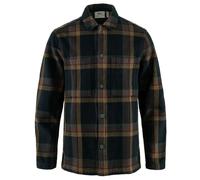 Fjällräven Herren Singi Flannel Overshirt, Dark Navy/Wood Brown, XL
