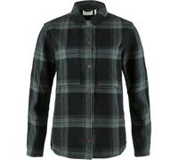 Fjällräven Singi Flannel Overshirt Women Black-Iron Grey (Auslaufware) (L)