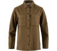 Fjällräven Damen Singi Flannel Overshirt, Wood Brown, XXS