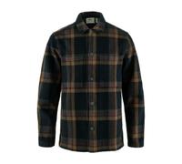 Fjällräven Singi Flannel Overshirt Men Dark Navy-Wood Brown (XL)
