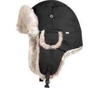 Fjällräven Singi Heater wärmende Fliegermütze Fellmütze dark grey Größe L Farbgruppe grau grau Damen Material 1: 65% Polyester, 35% Baumwolle | Material 2: 100% Polyacryl | Füllung: 100% Polyamid | En
