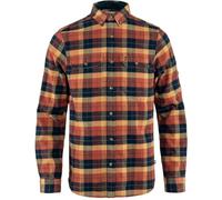 Fjällräven Singi Heavy Flannel Langarmhemd S Autumn Leaf / Dark Navy