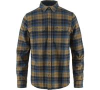 Fjällräven Singi Heavy Flannel - Langarm-Hemd Trekking - Herren XL Blue/Brown