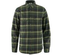 Fjällräven Singi Heavy Flannel Shirt M - Black/Deep Forest - XXL