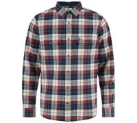 Fjällräven Singi Heavy Flannel Shirt M - Dark Navy/Maroon - L
