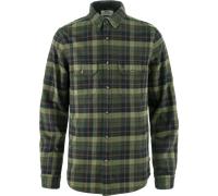 Fjall Raven - Dickes Hemd aus organischer Baumwolle - Singi Heavy Flannel Shirt M Black Deep Forest für Herren aus Baumwolle - Größe L - schwarz schwarz L
