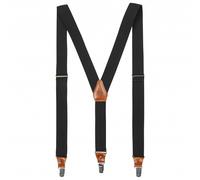 Fjällräven - Singi Leather Clip Suspenders - Hosenträger, Gr. One Size, schwarz (DarkGrey)