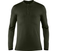 Fjällräven Herren Singi Merino Henley T-Shirt, Deep Forest, XXL