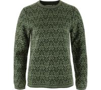 Fjällräven Damen Pullover Snow Round Neck Sweater W deep forest, Gr. XL