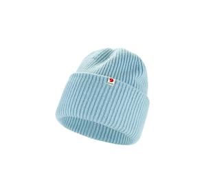 FJÄLLRÄVEN Strickmütze HEAVY BEANIE aus Lammwolle, blau, Einheitsgröße