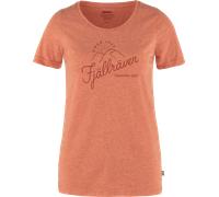 Fjällräven Damen T-Shirt Sunrise Rowan Red-Melange XS