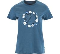 Fjällräven Damen Fjällblomster Fox T-Shirt (Größe XL, blau)