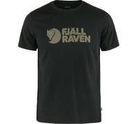 Fjällräven T-Shirt Logo Schwarz Größe M