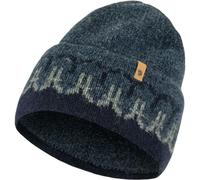 Mütze Fjäll Räven Övik Path Knit Beanie Strickmütze, dark navy-navy OS dark navy-navy