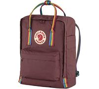 Fjällräven Unisex Kånken Rainbow 16L Rucksack, Ox Red-Rainbow Pattern