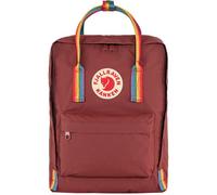 Fjällräven Unisex Kånken Rainbow Rucksack, Ox Red/Rainbow Pattern, One Size