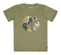 Fjällräven T-Shirt Forest Findings Unisex Kinder olivgrün hell Größe 116