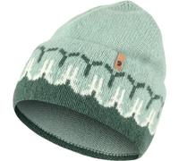 Fjällräven Unisex Övik Path Knit Beanie, Deep Patina/Misty Green, One Size