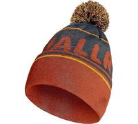 Fjällräven Unisex Pom Hut, Autumn Leaf/Dark Navy, One Size