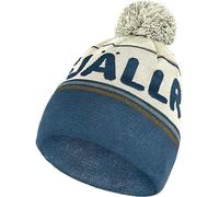 Fjällräven Unisex Pom Hut, Chalk White/Indigo Blue, One Size