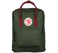 Fjällräven Unisex Rucksack Kånken, Forest Green/Ox Red, 16 Litre, 23510-660-326