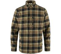 Fjaellraeven Vaermland Heavy Flannel Dark Sand/Dark Navy XL