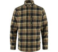 Fjällräven Herren Värmland Heavy Flannel Shirt, Dark Sand/Dark Navy, XL