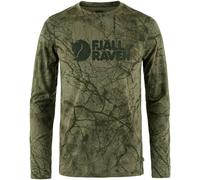Fjällräven Longsleeve Värmland Wool LS Green Camo Herren Größe S