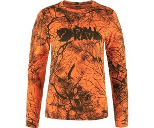 Fjällräven Värmland Wool LS Longsleeve Damen Green Camo XS