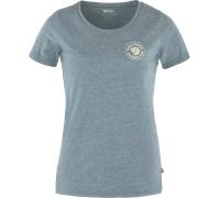 Fjällräven Women's 1960 Logo T-Shirt Indigo Blue/Melange Indigo Blue-Melange XXS