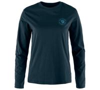 Fjällräven - Women's 1960 Logo T-Shirt L/S - Longsleeve, Gr. XS, blau (DarkNavy)