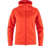 Fjällräven Women's Abisko Grid Fleece Hoodie Flame Orange XL
