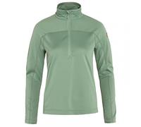 Fjallraven 87141-674 Abisko Lite Fleece Half Zip W Sweatshirt Damen Misty Green Größe XXS