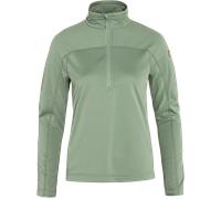 Fjällräven Women's Abisko Lite Fleece Half Zip Misty Green L