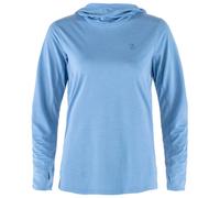 Fjällräven - Women's Abisko Sun-Hoodie - Funktionsshirt, Gr. M, blau (Ultramarine)