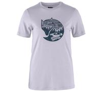 Fjällräven - Women's Abisko Wool Fox S/S - Merinoshirt, Gr. L, lila (LavenderMist/DarkNavy)