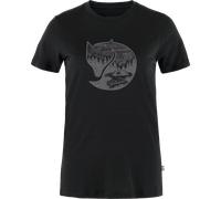 Fjällräven Women's Abisko Wool Fox Short Sleeve Black/Iron Grey Black-Iron Grey S