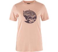 Fjällräven Women's Abisko Wool Fox Short Sleeve Chalk Rose-Port M