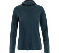 Fjällräven - Women's Abisko Wool Hoodie - Merinoshirt, Gr. XS, blau (DarkNavy)
