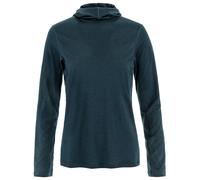 Fjällräven - Women's Abisko Wool Hoodie - Merinoshirt, Gr. M, blau (DarkNavy)