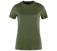 Fjällräven - Women's Abisko Wool S/S - T-Shirt, Gr. XS, oliv (LaurelGreen)